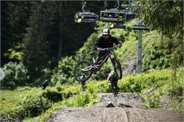 Piste VTT la Black Shore du Bike Park de Châtel - L.Meyer - Châtel