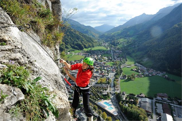 Vue depuis la via ferrata - Office de tourisme Thônes Val-Sulens