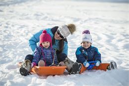 Piste de luge du domaine nordique - Gilles Lansard