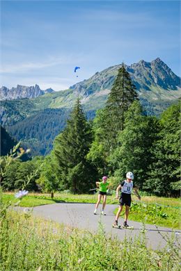 Ski roue avec Alpinum aux Contamines Montjoie - Les Contamines Tourisme