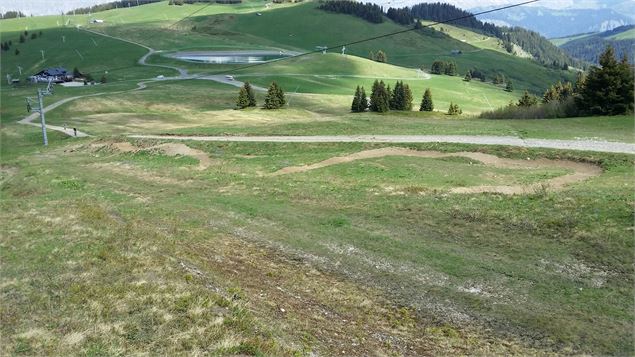 Piste DH VTT verte Pikachu - OT des Saisies