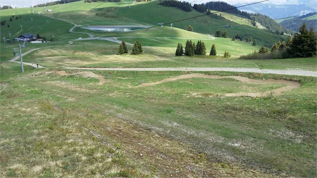 Piste DH VTT verte Pikachu - OT des Saisies