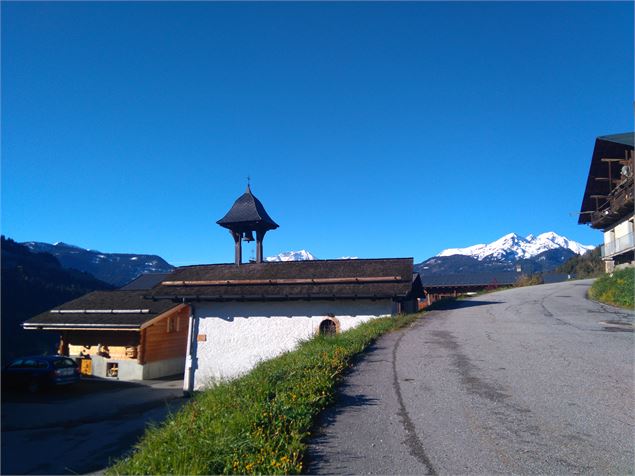 Hameau et chapelle du Praz - Office de Tourisme des Saisies