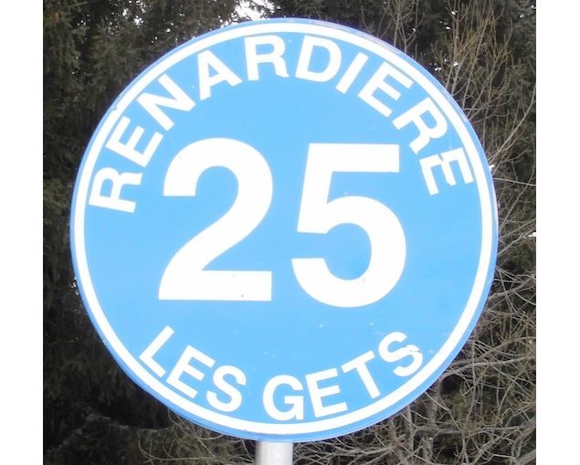 PISTE RENARDIERE Les Gets - SOLEGETS