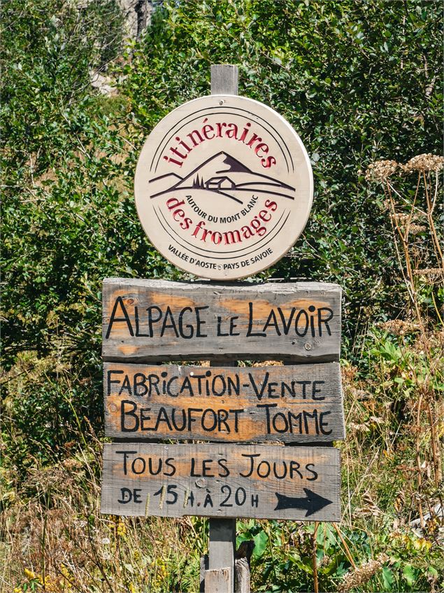 Signalétique Fromagerie du Lavoir - B.Thomas - OTHMV