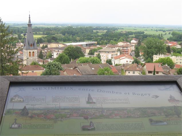 Point de vue du château de Meximieux - Philippe Danné