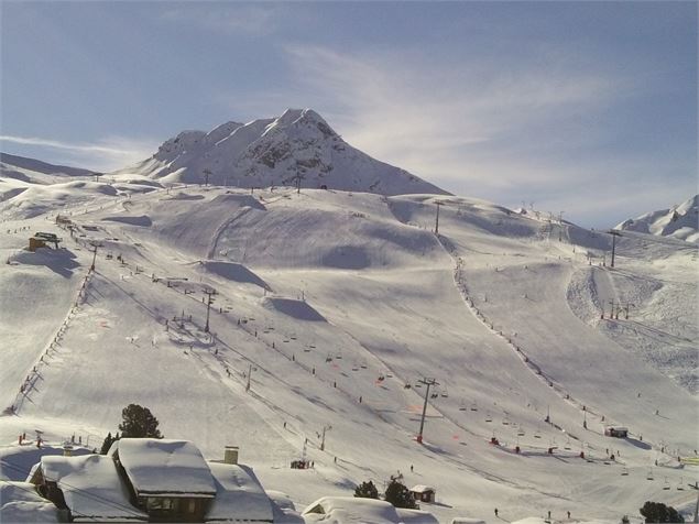 Stade de slalom du Dahu à Belle Plagne - OTGP