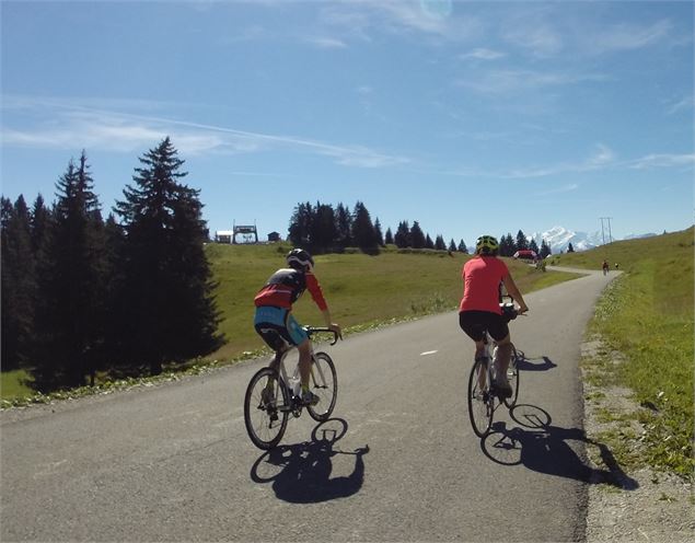 Arrivée au Col de la Ramaz - Laurence Girard