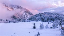 coucher de soleil sur les hauteurs de samoens - OT Samoens - Mathilda Manzi