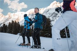 Sentiers raquettes 20 : le petit balcon des Aravis - C.Hudry - Aravis