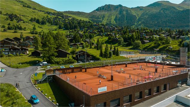 Courts de tennis extérieur - Centre Sportif de Verbier_Val de Bagnes