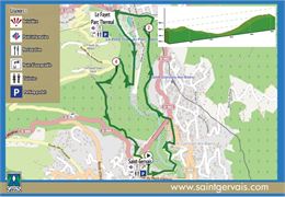 Itinéraire trail Tour du Parc Thermal