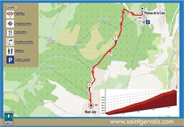 Itinéraire trail Diagonale du Mont-Joly
