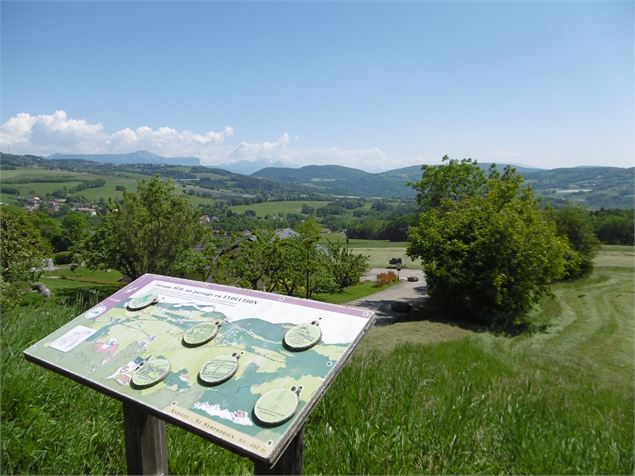 Table de lecture de paysage Jussy Andilly - ©Alter'Alpa Tourisme