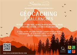 Affiche géocaching Sallanches