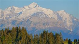 Mont Blanc depuis la Pointe des Brasses