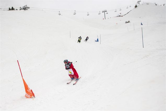 Skieur lors de l'EVT 3 Vallées Enduro - D.ANDRE