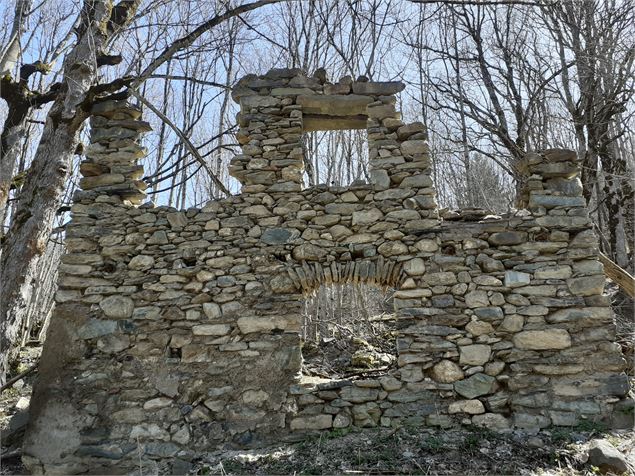 Ruine - Le Bouchet - OT espace Glandon