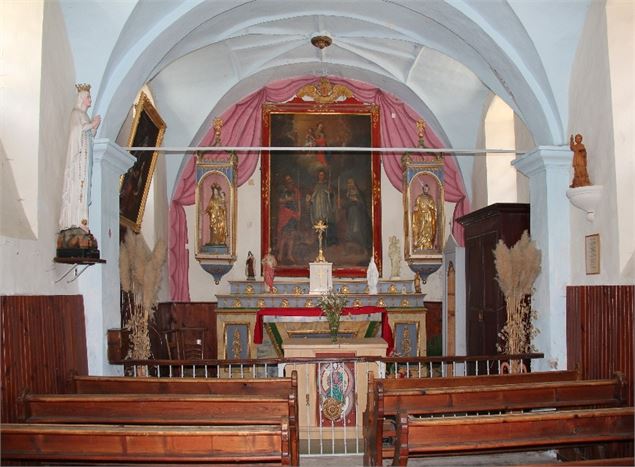 Intérieur de la chapelle du Bersend - MVD - Fondation Facim