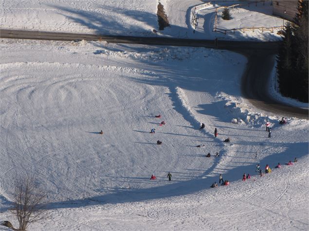 Piste de luge Mollard Albiez - Albiez Tourisme