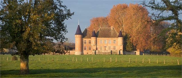 Vue du château de Genoud_Certines - D.R. OTCA3B