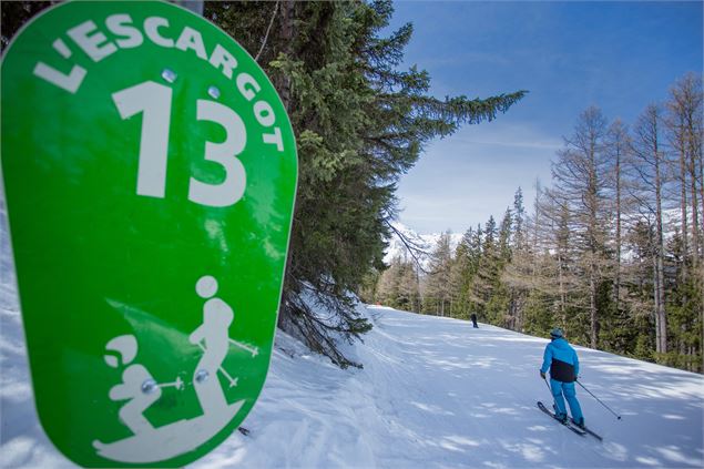 A Val Cenis, la piste verte de l'Escargot, la plus longue du monde - Fresh Influence D. Durand