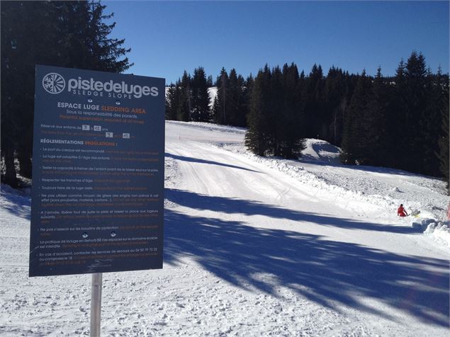 piste de luge - sagets