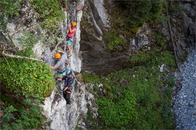 Via Ferrata des gorges de Mauvoisin - Melody Sky