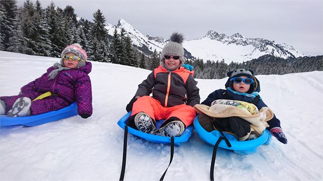 Piste de luge des Chalets de la Mary - Praz de Lys Sommand Tourisme