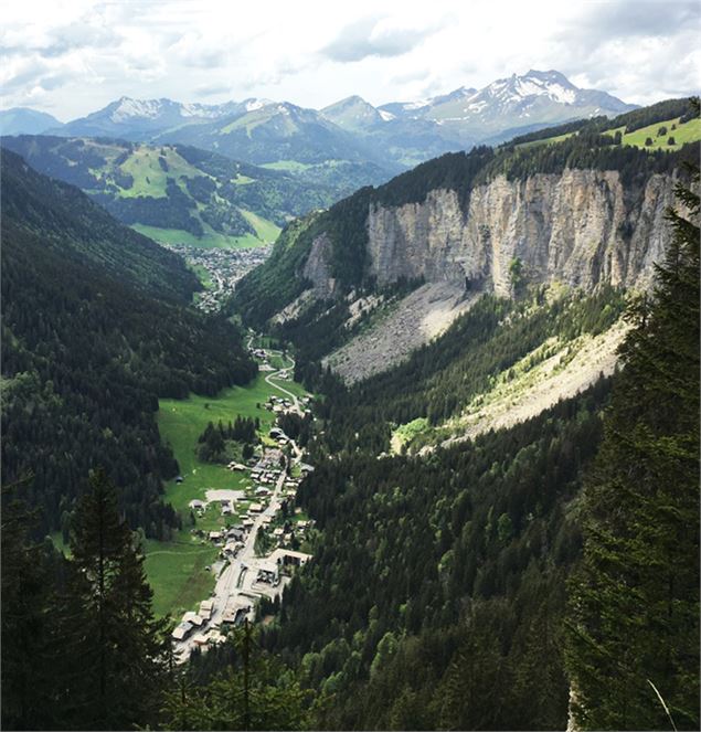 Vue depuis la Mine de la lappiaz - Avoriaz 1800