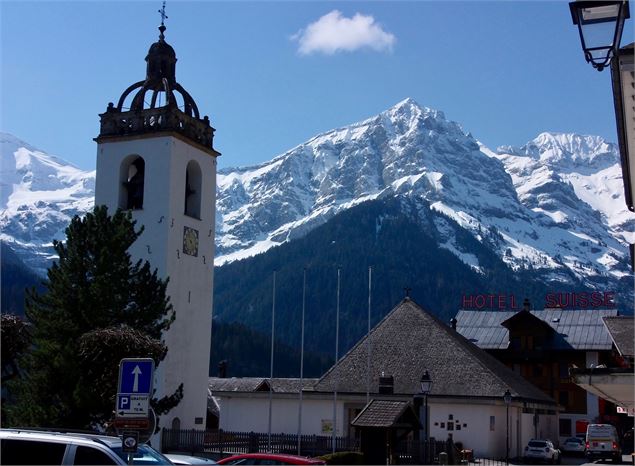 Clocher de l’église de Champéry