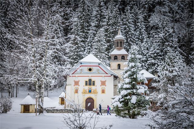 La somptueuse église de Notre-Dame de la Gorge - Les Contamines Tourisme