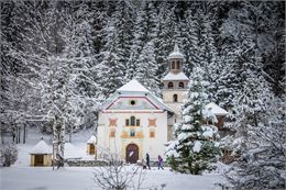 La somptueuse église de Notre-Dame de la Gorge - Les Contamines Tourisme