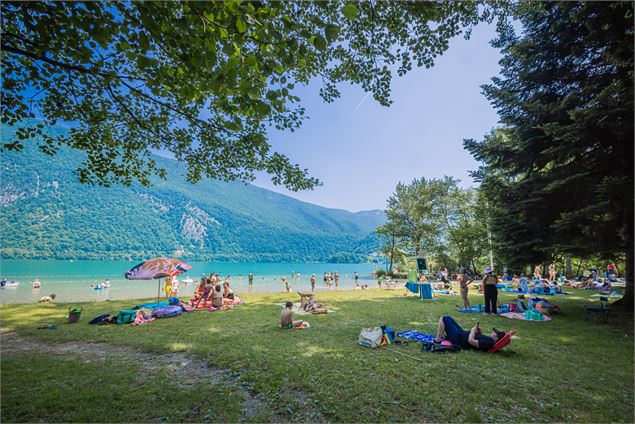 Plage de Bon vent - Lac d'Aiguebelette - C. Moureaux