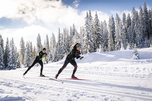 La Borne des 3 Cantons - Piste rouge de ski nordique - BenjaminBecker - ENJ