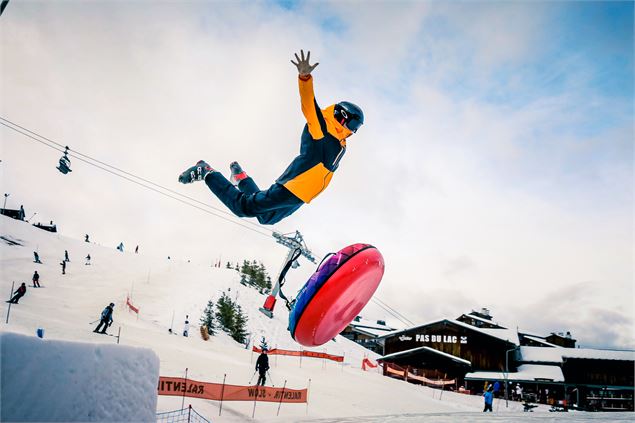 Bigairbag et Tubbing - Mottaret_Méribel