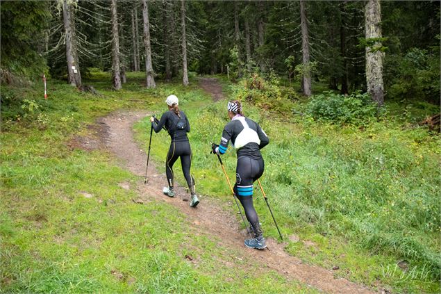 Parcours trail Du Roc des Évettes au Ban Rouge - Office de tourisme Val d'Arly