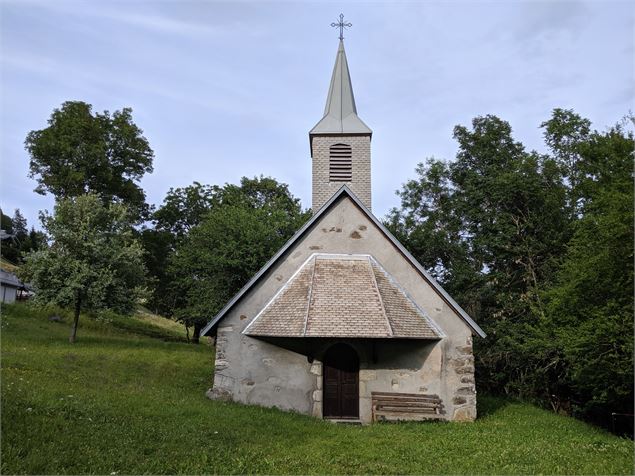 Chapelle de Moudon de face