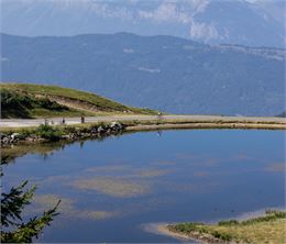 Vue sur le Mont Blanc à moto