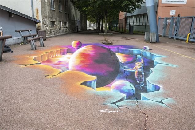 Fresque : System E-92_Moûtiers - Vincent Lottenberg