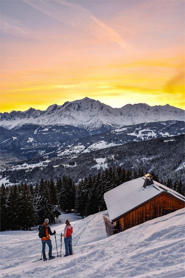 Coucher du soleil sur la boucle des Charnes - © Xavier et Caroline
