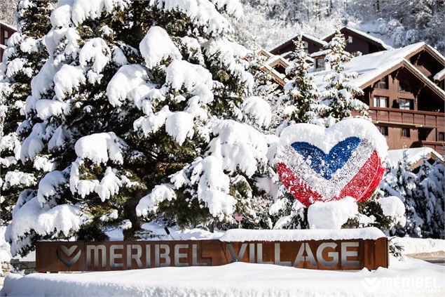 Rond point de Méribel Village - Sylvain Aymoz Méribel Tourisme