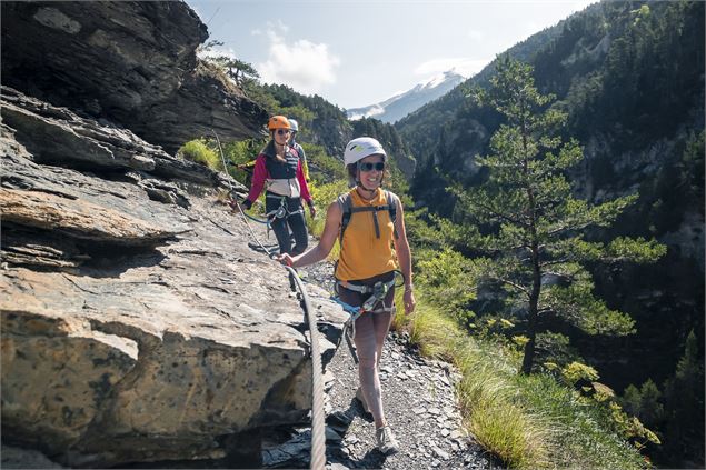 Via ferrata du Diable Les diablotins à Aussois - Auvergne Rhone Alpes Tourisme Tristan Shu