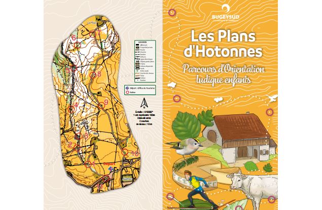 Parcours d'orientation ludique enfants des Plans d'Hotonnes - Communauté de communes Bugey Sud