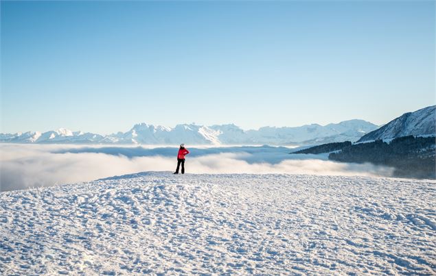 Vue Plateau de Solaison, mer de nuage - Faucigny Glières Tourisme