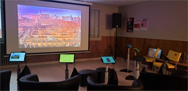 salle du musée numérique à Chazey sur Ain - Sabrina Megani