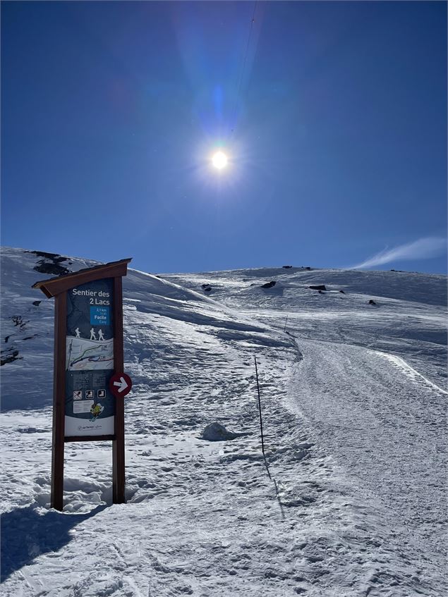 Sentier piéton des 2 Lacs - OT Val Thorens
