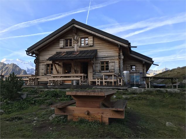 Cabane Louvie depuis Fionnay