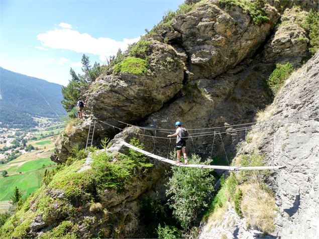 Via Ferrata du Pichet à Val Cenis-Lanslevillard - D.Cuvelier/OT HMV