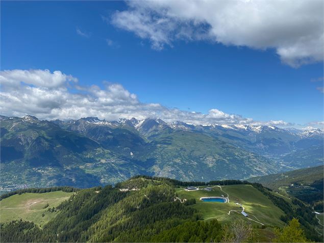 Vue depuis l'itinéraire en direction du Mont Jovet - OTGP